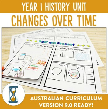 Preview of Australian Curriculum Version 8.4 & 9.0 Year 1 History Unit - Changes Over Time