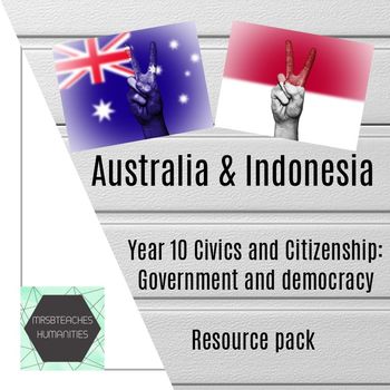 Preview of Australian Curriculum-Year 10 Civics and Citizenship-(ACHCK090)-Resource pack