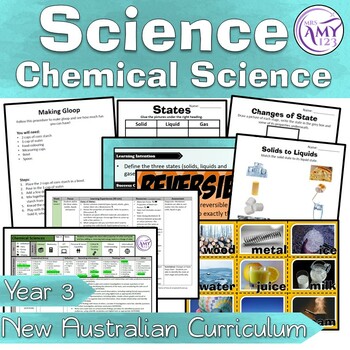 Preview of Australian Curriculum Year 3 Chemical Science Unit