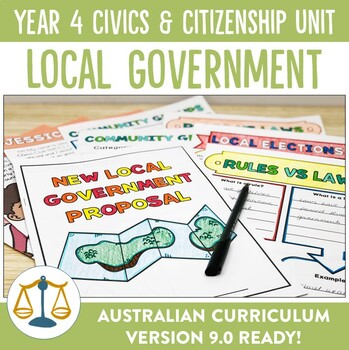 Preview of Australian Curriculum 8.4 & 9.0 Year 4 Civics & Citizenship - Local Government