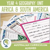 Australian Curriculum Year 4 Geography Unit - Africa and South America