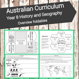 Australian Curriculum - Year 8 - Geography & History foldables