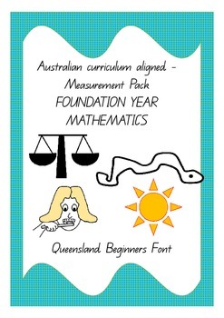 Preview of Australian Curriculum aligned measurement pack - foundation year