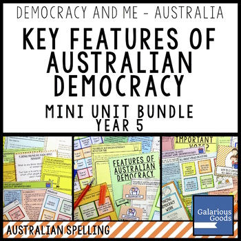Preview of Australian Democracy Mini Unit Bundle | Year 5 HASS Australian Government Civics