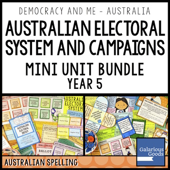 Preview of Australian Elections and Campaigns Mini Unit Bundle | Year 5 HASS Civics