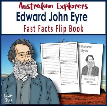 Preview of Australian Explorers - Edward Eyre - Fast Facts Flip Book