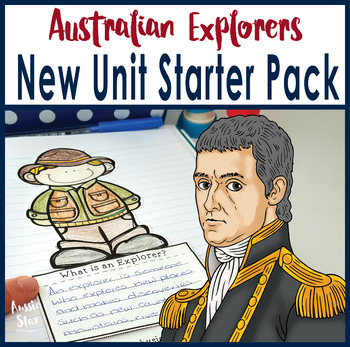 Preview of Australian Explorers Unit Introduction Activity Pack and Overview Plan