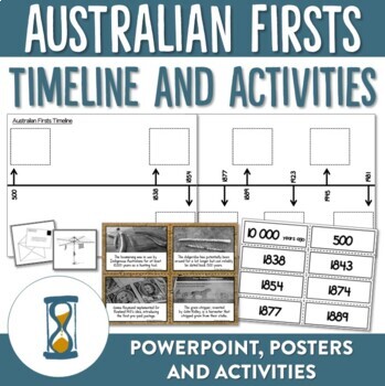 Preview of Australian Firsts Timeline Posters and Activities