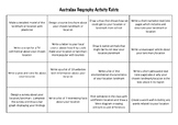 Australian Geography Activity Grid