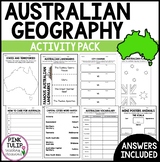 Australian Geography - Learning Activity Pack