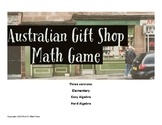 Australian Gift Shop Math Game in 3 levels