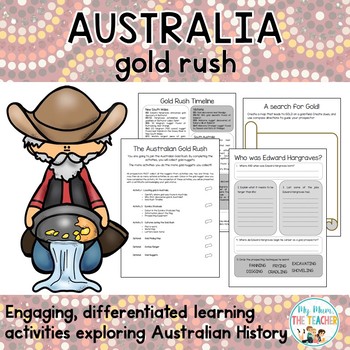 Preview of Australian Gold Rush Activity Unit