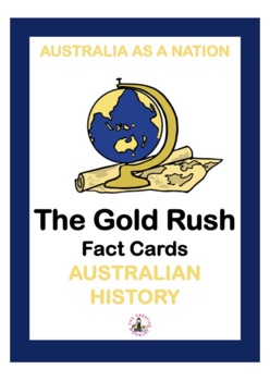 Preview of Australian Gold Rush Fact Cards Stage 3 HSIE HASS Australia as a Nation