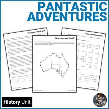 Preview of Australian Gold Rushes Pantastic Adventures unit