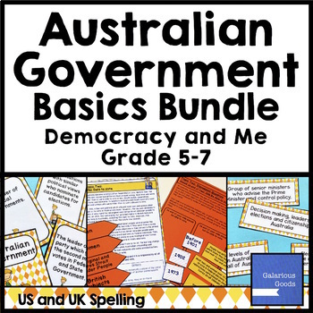 Preview of Australian Government Basics Bundle