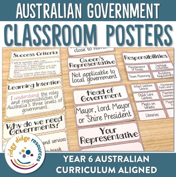 Preview of Australian Government Classroom Posters