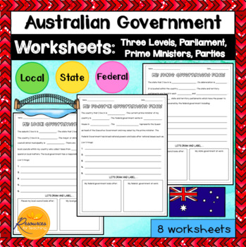 Preview of Australian Government Worksheets