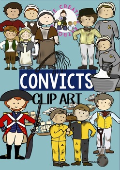 Preview of Australian History Convicts Clip Art