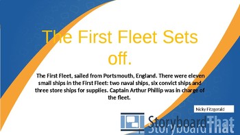 Preview of Australian History - First Fleet sets off to Australia.