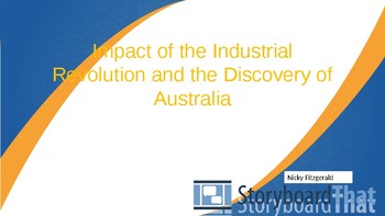Preview of Australian History - Impact of Industrial Revolution and discovery of Australia
