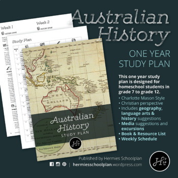 Preview of Australian History Study Plan