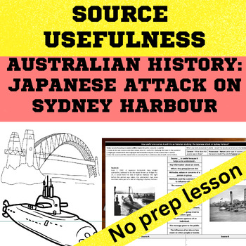 Preview of Australian History - WW2 Japanese Attack on Sydney Harbour Source Usefulness
