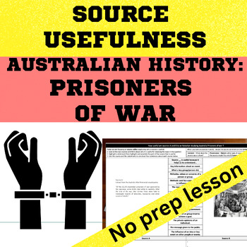 Preview of Australian History - WW2 Prisoners of War held by the Japanese Source Usefulness