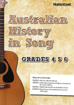 Preview of Australian History in Song: Activities for Grades 4, 5 & 6