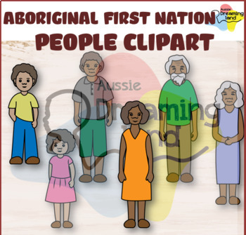 Preview of Australian Indigenous People | Aboriginal First Nation people CLIPART