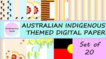 Preview of Australian Indigenous-Themed Digital Paper
