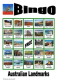 Australian Landmarks Bingo Game - Up to 32 Players - Natur