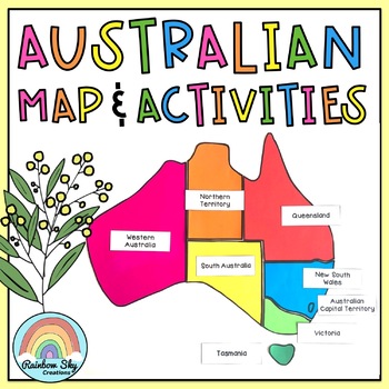 Preview of Australian Map Display and Geography Activities