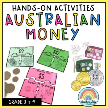 Preview of Australian Money Activities | Aussie Money Games - Year 3 & 4