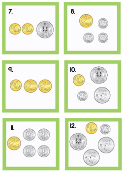 australian money activities and worksheets year 2 by lightbulb moments learning