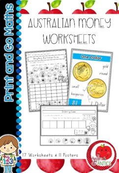 australian money worksheets teaching resources tpt