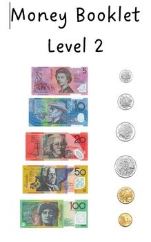 Preview of Australian Money Booklet - Harder