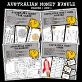 Higher Order Thinking HOTS Australian Money Bundle Grades 3 and 4