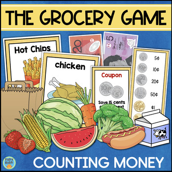 Australian Money Game - Counting Coins - The Grocery Game by Fishyrobb