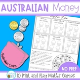 Identifying Coins and Value - Australian Money Games - Aus