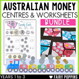 Australian Money Games & Worksheets BUNDLE