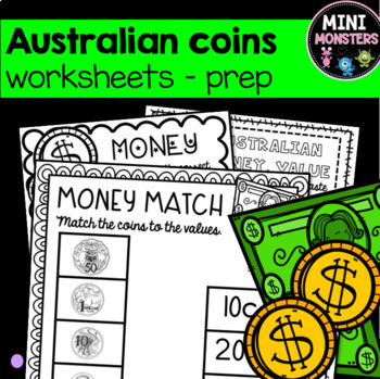 Australian Money Identifying Coins and Ordering Values