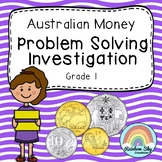 Australian Money Investigation - Money word problem - Year 1