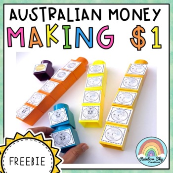 Preview of Australian Money - Making $1 Activity { Freebie }