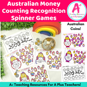 Australian Money Math Center Games Pack 1 By A Plus Teaching Resources