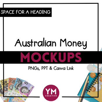 Preview of Australian Money︱Mockup Photos for TPT Products