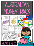 Australian Money Pack: Year 1 & 2 *Aligned with Australian