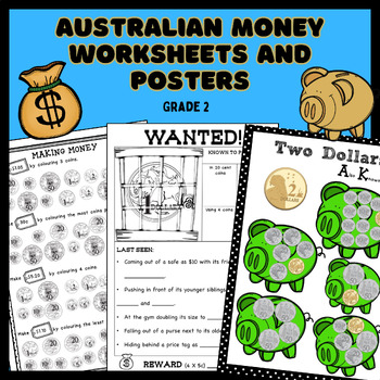 australian money worksheets teaching resources tpt