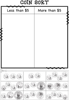 Australian Money Posters and Worksheets Higher Order Thinking HOTS Grade 2