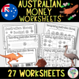 Australian Money Printables Worksheets  K-2
