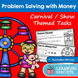 Australian Money Problem Solving Tasks: Carnival/Show Theme